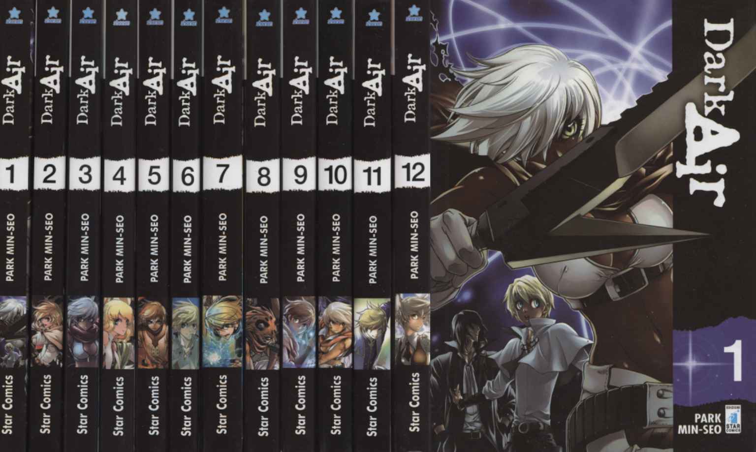 12 volumes - série complète | Comics d'occasion Comics Comics Dark Air. Série complète (12 volumes)