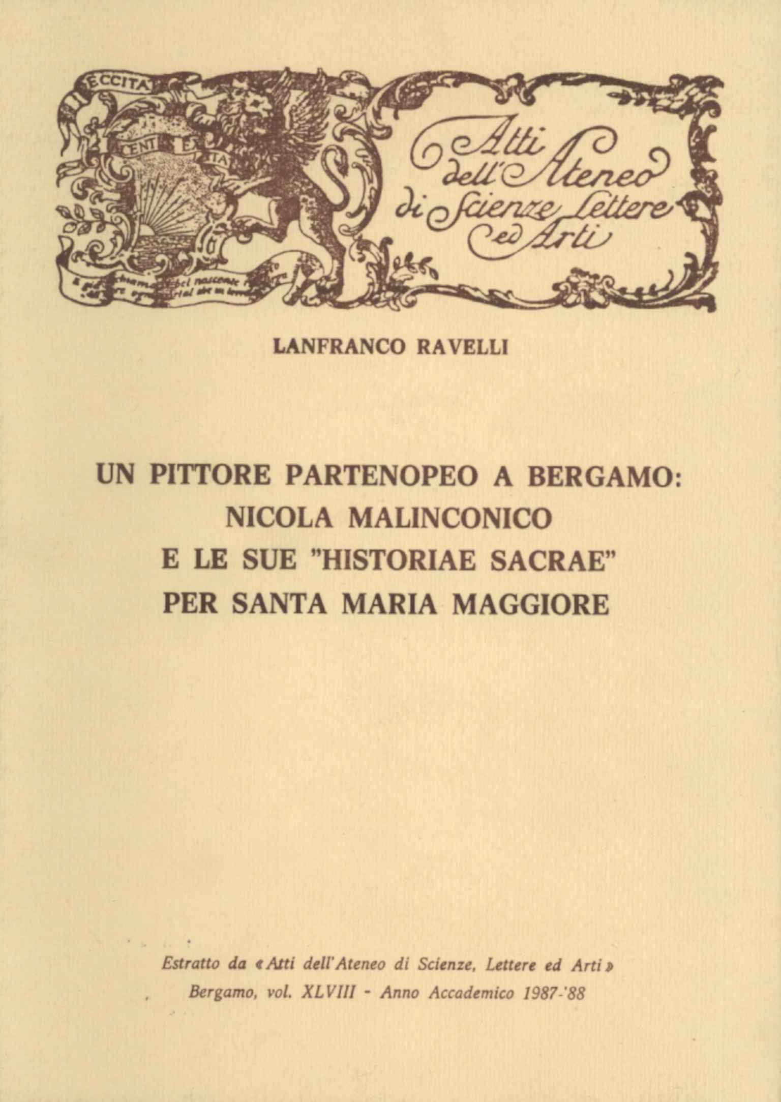 Un peintre napolitain à Bergame : Nicola%2,Un peintre napolitain à Bergame : Nicola%