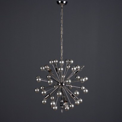 Vintage 7-flammige Lampe im Kunststoff-Metall-Design aus den 1960er Jahren_1329976 Lampe aus den 1960er Jahren