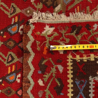 Antiker extrafein geknüpfter Kelim-Teppich aus Wolle, Türkiye, 400 x 132 cm_1330018 Kelim Teppich - Türkei