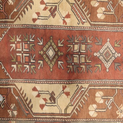 Melas Antiker Wollteppich, großer Knoten, handgefertigt, 207 x 125 cm_1330023 Melas Teppich - Türkei
