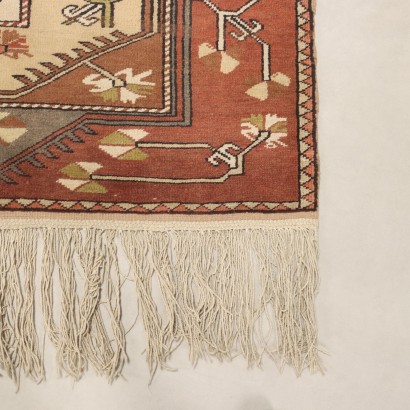 Melas Antiker Wollteppich, großer Knoten, handgefertigt, 207 x 125 cm_1330024 Melas Teppich - Türkei