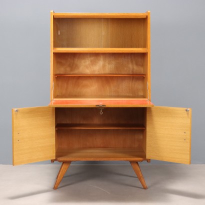Vintage Teak Veneered Drop-Leaf Cabinet, 1960s Design_1330141 1960s drop-leaf cabinet