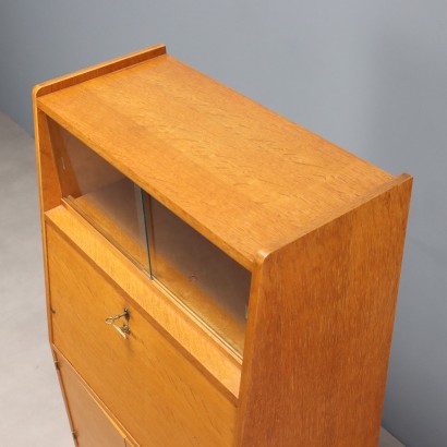 Vintage Teak Veneered Drop-Leaf Cabinet, 1960s Design_1330146 1960s drop-leaf cabinet