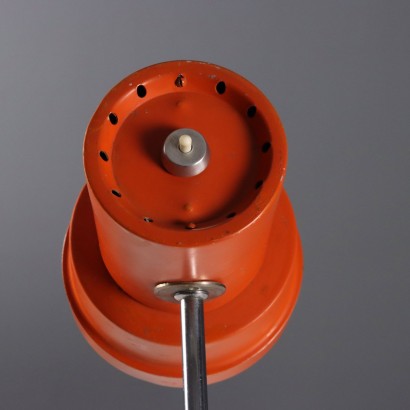 Lámpara de mesa vintage de metal y plástico, diseño de los años 60_1330193 Lámpara de mesa de los años 60