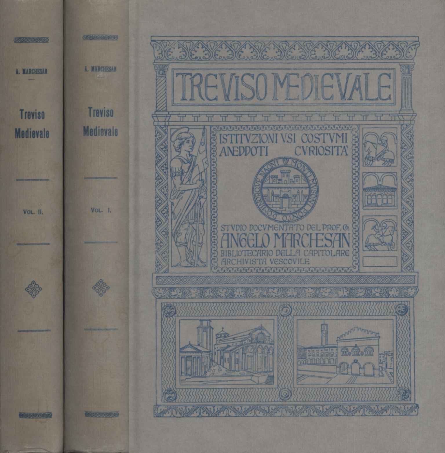 2 volumes | used Local History Medieval Treviso (2 Volumes)