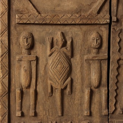 Kornspeichertür, Dogon-Kunst, Mali - Afrika, letztes Viertel des 20. Jahrhunderts | Antiquitäten und Objekte_1330283 Kornspeichertür Dogon Art Mali