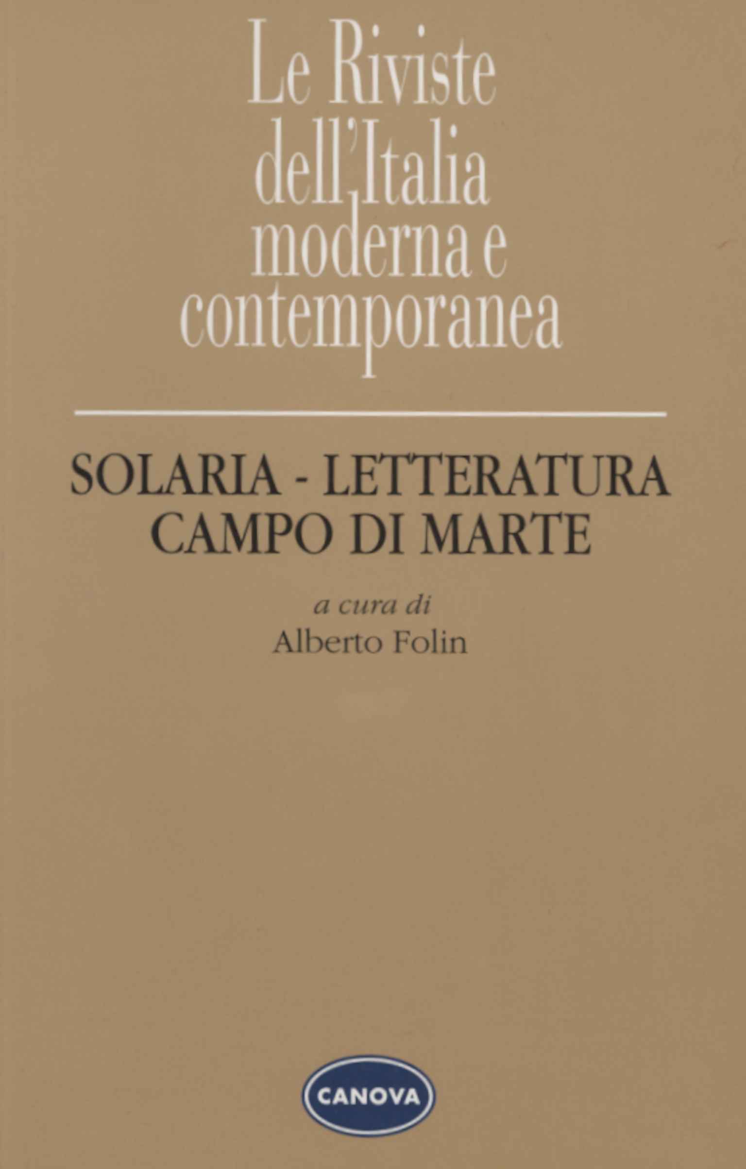 La literatura de Solaria y el Campo di Marte