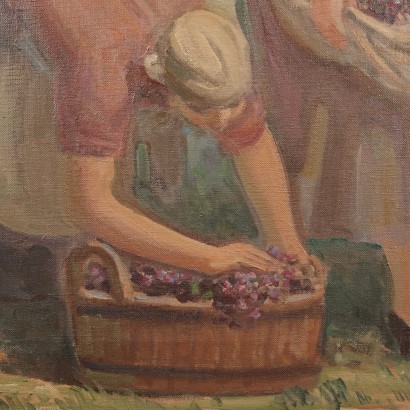 Modern Painting by Eliodoro Coccoli Grape Harvest Scene, Italy, 1959_1330373 Painting by Eliodoro Coccoli, Grape Harvest Scene, Eliodoro Coccoli, Eliodoro Coccoli, Eliodoro Coccoli, Eliodoro Coccoli
