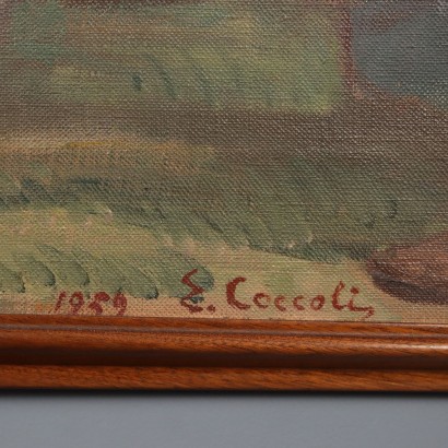 Modern Painting by Eliodoro Coccoli Grape Harvest Scene, Italy, 1959_1330374 Painting by Eliodoro Coccoli, Grape Harvest Scene, Eliodoro Coccoli, Eliodoro Coccoli, Eliodoro Coccoli, Eliodoro Coccoli