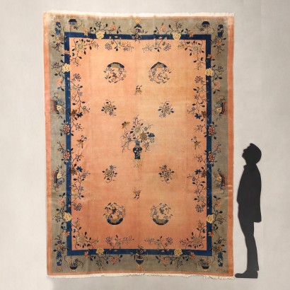 Antique Beijing Rug Cotton Wool Large Knot 340 x 272 cm_1330390 Peking Rug - China, Peking Rug - China