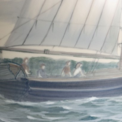 Bing & Grondhal Vase Design Erna Sorensen Porzellan 1970er Jahre_1330425 Erna Sorensen Vase für Bing & Grondhal