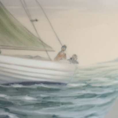 Bing & Grondhal Vase Design Erna Sorensen Porzellan 1970er Jahre_1330430 Erna Sorensen Vase für Bing & Grondhal