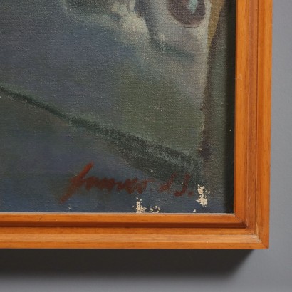 Painting by Mario Venzo, Christ the Worker, Mario Venzo, Mario Venzo (Brother Venzo), Mario Venzo (Brother Venzo), Mario Venzo (Brother Venzo)