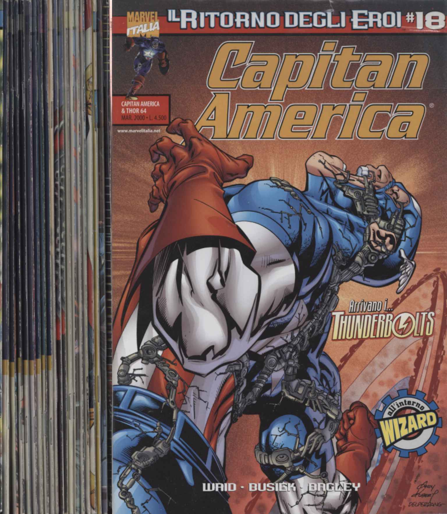 20 Bände - Nr. 18.37 | gebrauchte Comics Comics Comics Captain America (20 Bände)