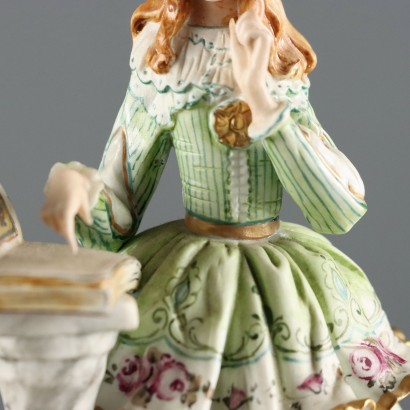 Antique Porcelain Figurine from the Capodimonte Manufactory, 20th Century_1330471 Porcelain figurine Manufacture of Ca