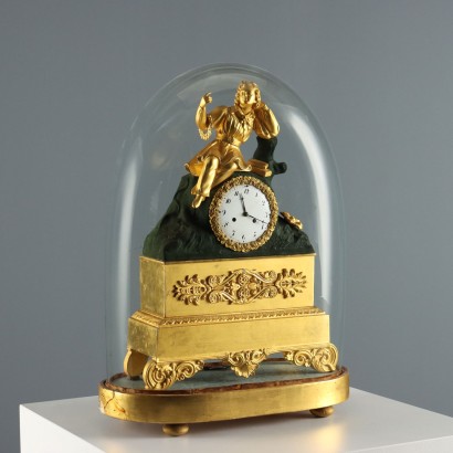 Table Clock in Display Case