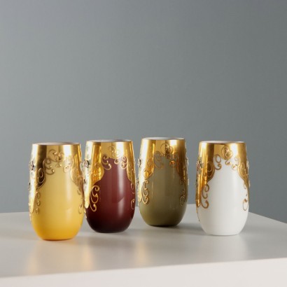 Jug with Four Glass Glasses