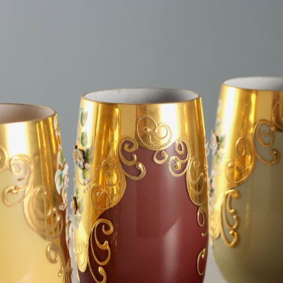 Jug with Four Glass Glasses