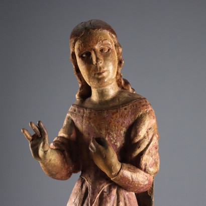 Carved and painted sculpture