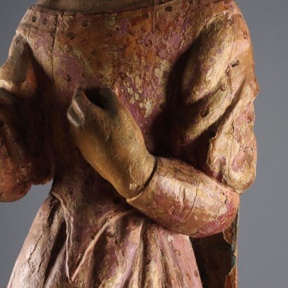 Carved and painted sculpture