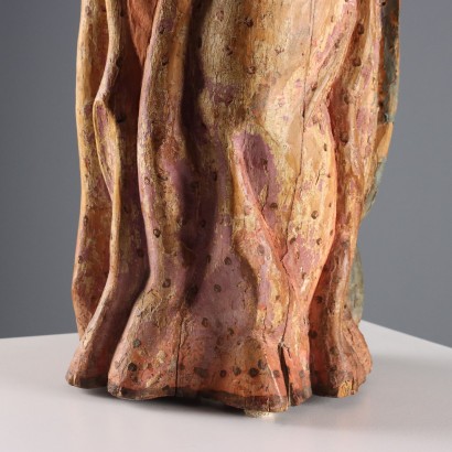 Carved and painted sculpture