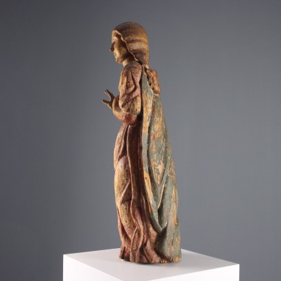 Carved and painted sculpture