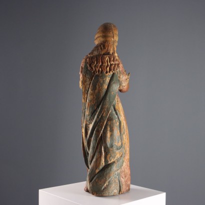 Carved and painted sculpture