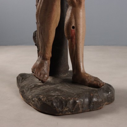 Escultura tallada y policromada