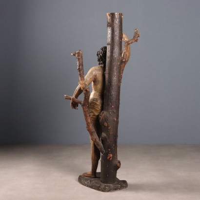 Escultura tallada y policromada