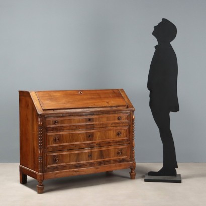 Drop-leaf Cabinet, Walnut Drop-leaf Cabinet
