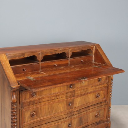 Drop-leaf Cabinet, Walnut Drop-leaf Cabinet
