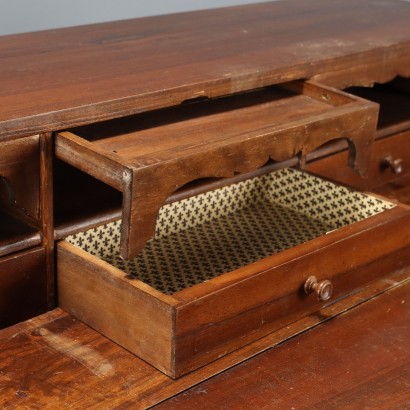 Drop-leaf Cabinet, Walnut Drop-leaf Cabinet