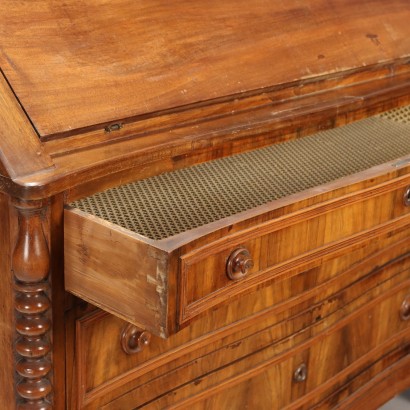 Drop-leaf Cabinet, Walnut Drop-leaf Cabinet