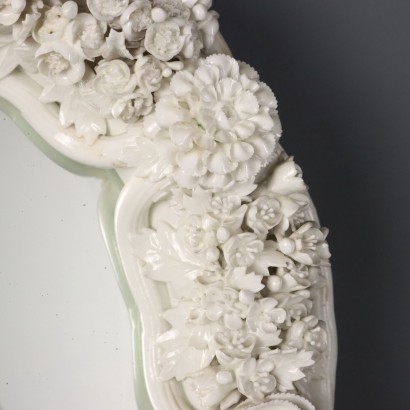 ESPEJO PEQUEÑO, Espejo veneciano de cristal blanco