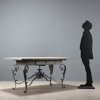 Table, Table avec plateau en marbre