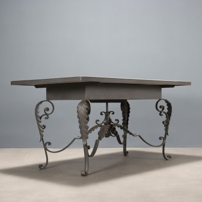 Table, Table avec plateau en marbre