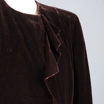 Armani Vintage Samtjacke Größe 48 Mani Line 90er_1330762 Armani Vintage Samtjacke