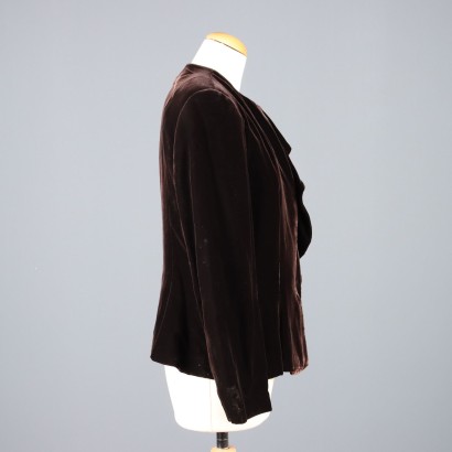 Armani Vintage Samtjacke Größe 48 Mani Line 90er_1330763 Armani Vintage Samtjacke