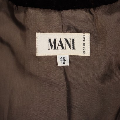 Armani Vintage Samtjacke Größe 48 Mani Line 90er_1330765 Armani Vintage Samtjacke