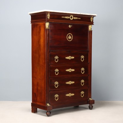 Empire Style Mahogany Secretaire