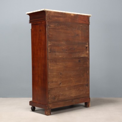 Antique Empire Style Mahogany Secretary with 4 Drawers, France, 20th Century_1330799 Secretaire, Empire Style Mahogany Secretaire