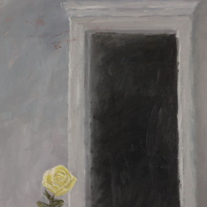 Modern Painting Signed by Maurizio Ligas Interior with Flowers 1995_1330805 Painting by Maurizio Ligas, Interior with Flowers, Maurizio Ligas, Maurizio Ligas, Maurizio Ligas, Maurizio Ligas