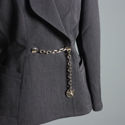 Veste en laine vintage Thierry Mugler taille M France années 1980-90_1330830 Veste en laine vintage Thierry Mugler