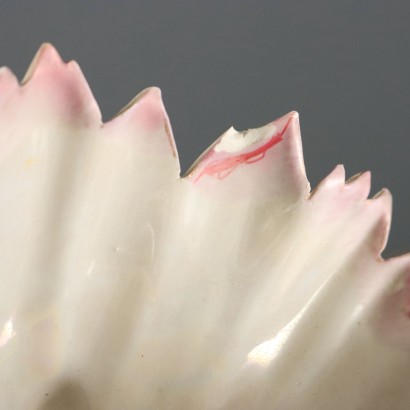 Jugendstil-Muschelvase, antikes Porzellan, 19.-20. Jahrhundert_1330848 Jugendstil-Muschelvase aus Porzellan