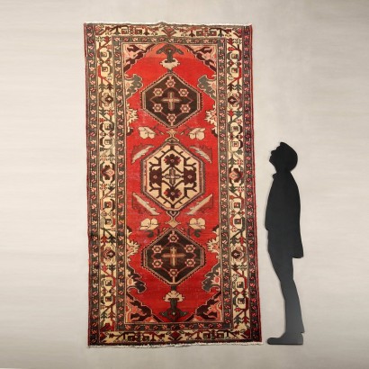 Antique Khamseh Rug, Cotton and Wool, Large Knot, 290 x 150 cm_1330894 Kamse Rug - Iran, Khamseh Rug - Iran