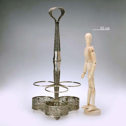 Silver Bottle Holder - Early 20th Century Europe | Antiques & Objects_1330937 Silver Bottle Holder