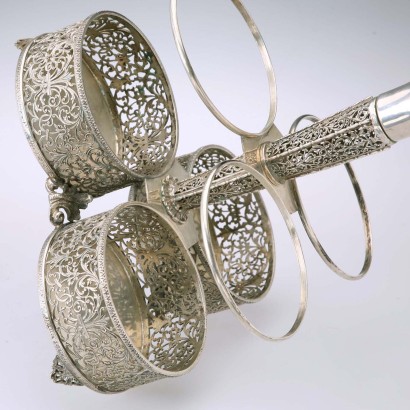 Silver Bottle Holder - Early 20th Century Europe | Antiques & Objects_1330942 Silver Bottle Holder