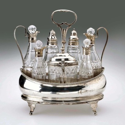 Charles Chesterman II Silver Dinner Set