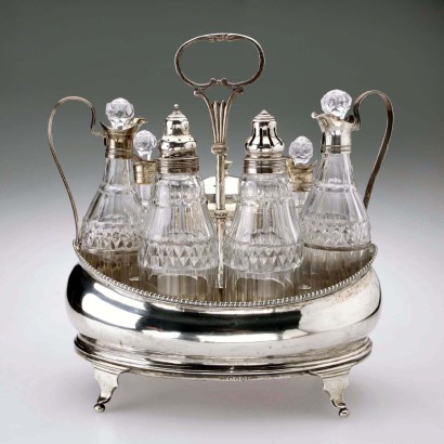 Charles Chesterman II 19th Century Antique Silver Dinner Set_1330968 Charles Chest Silver Dinnerware Set